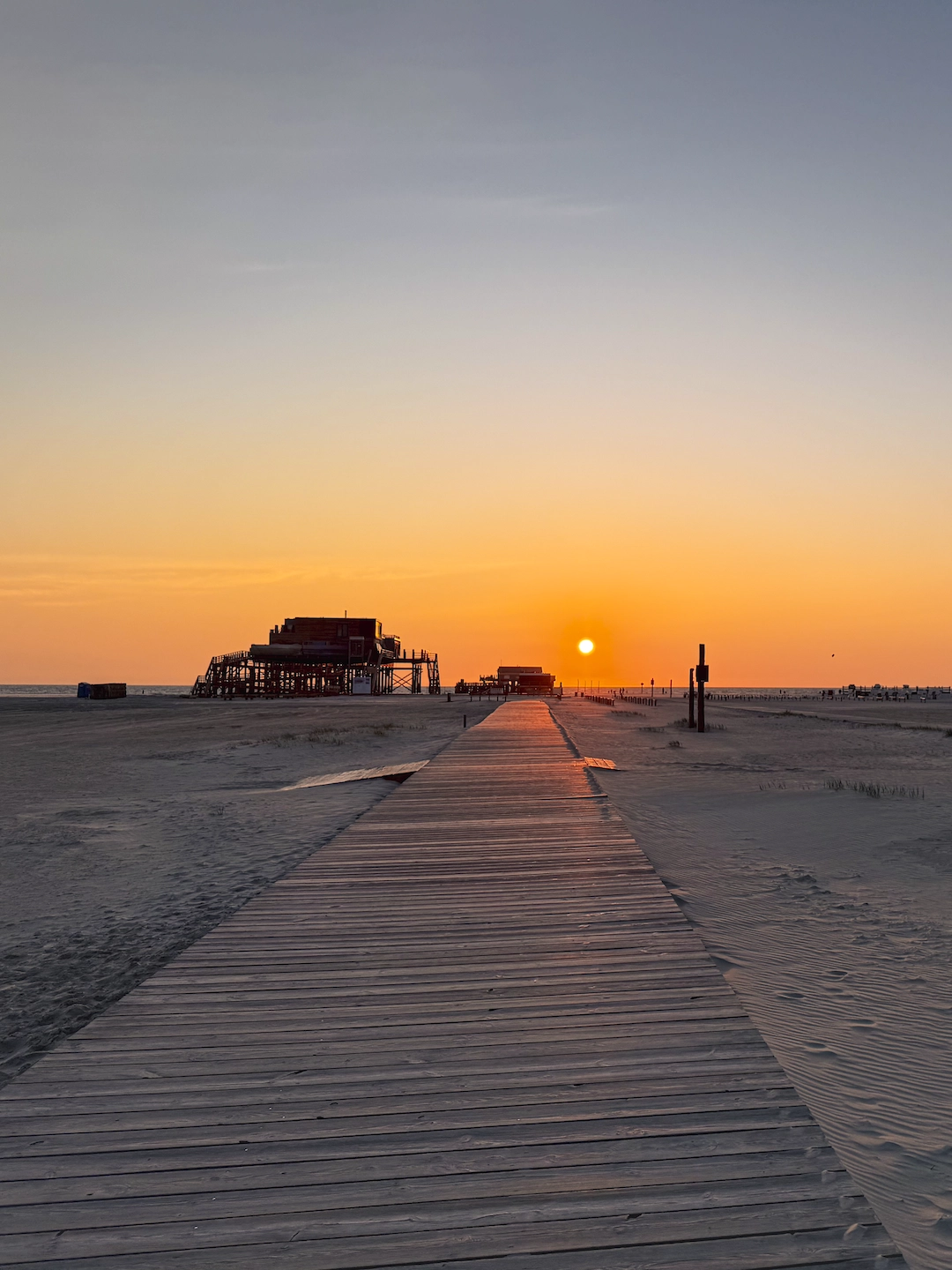 Sonnenuntergang an der Nordsee